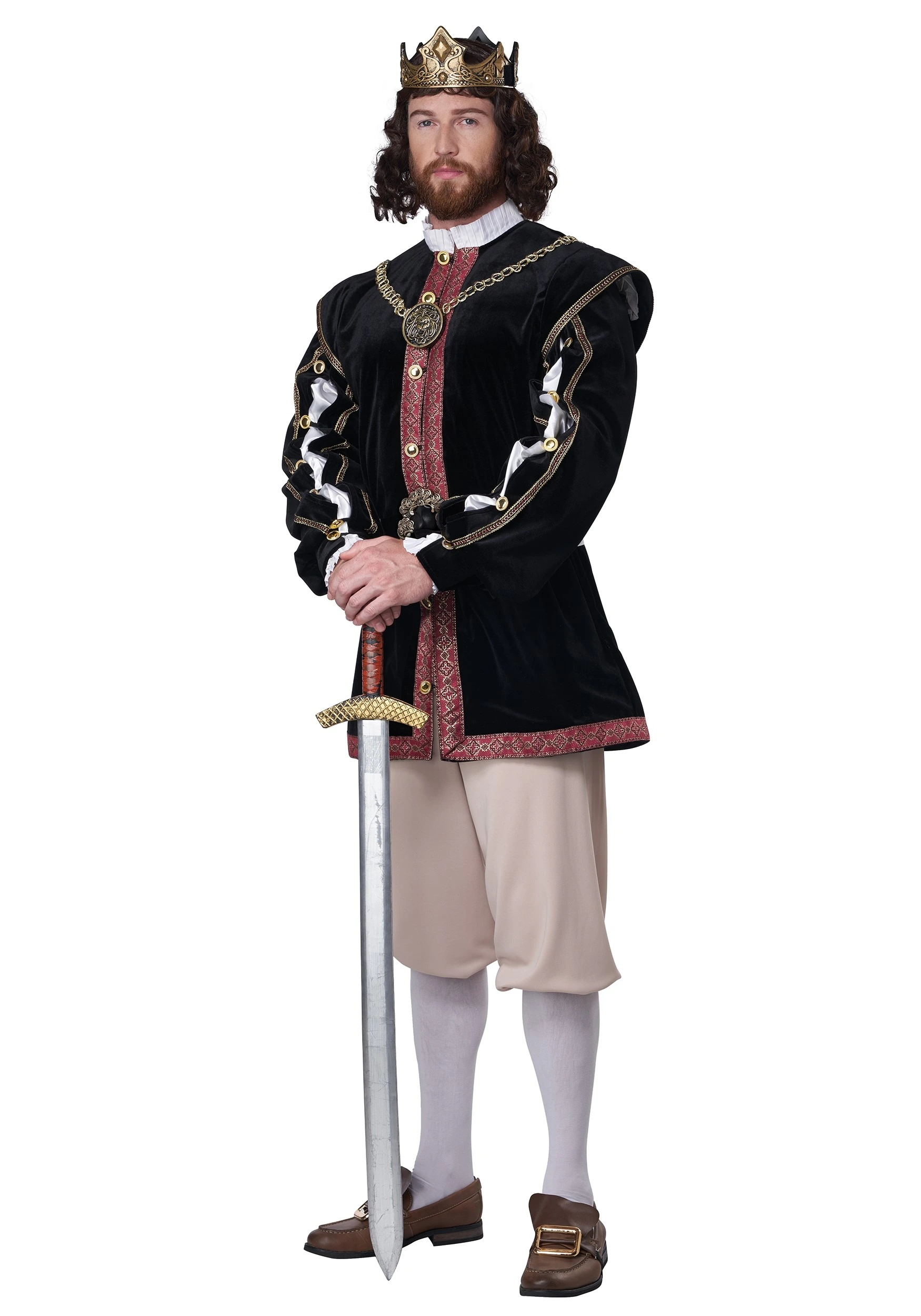 Men's Elizabethan King Costume 4 Men's Elizabethan King Costume - Image 4