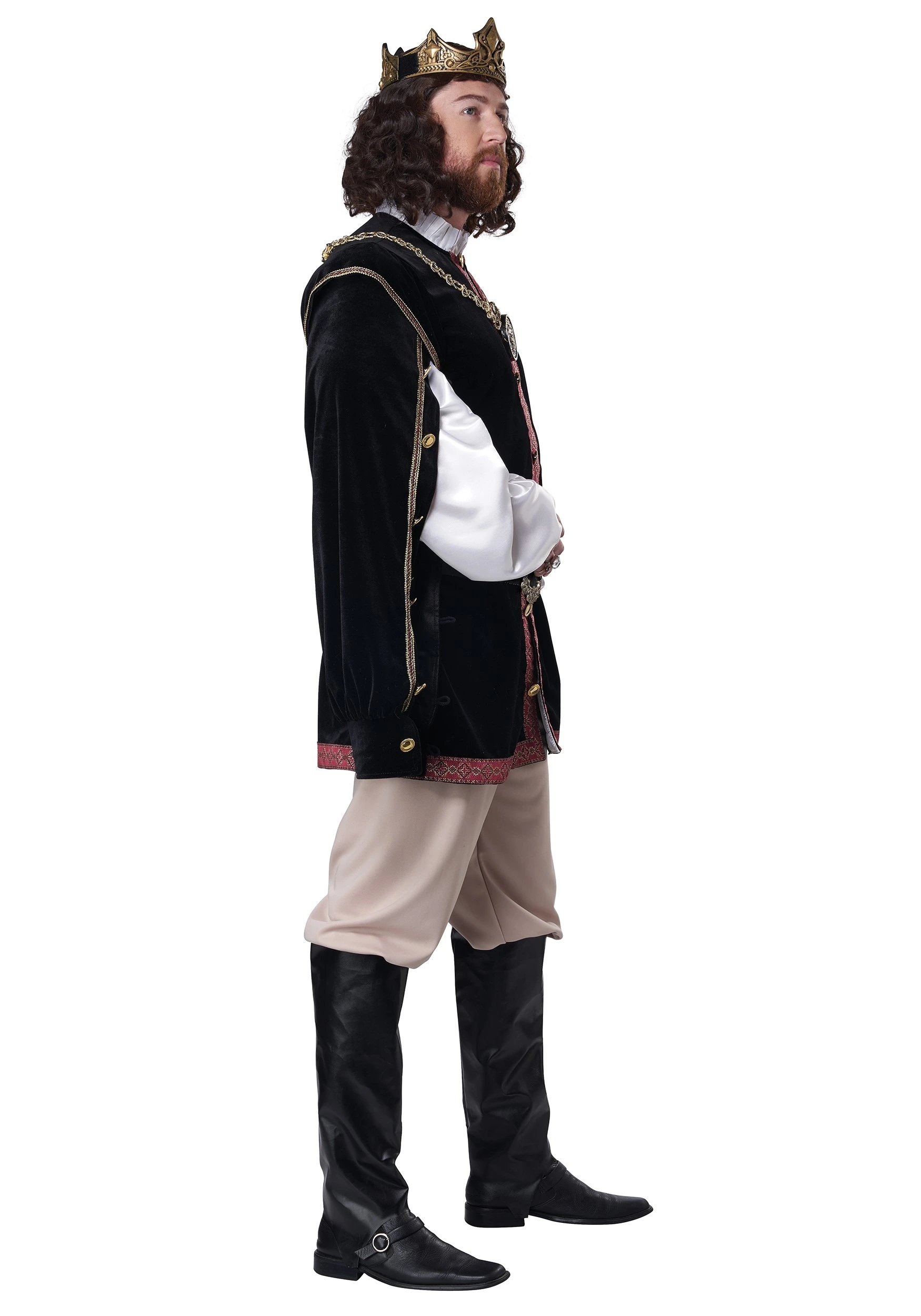 Men's Elizabethan King Costume 5 Men's Elizabethan King Costume - Image 5