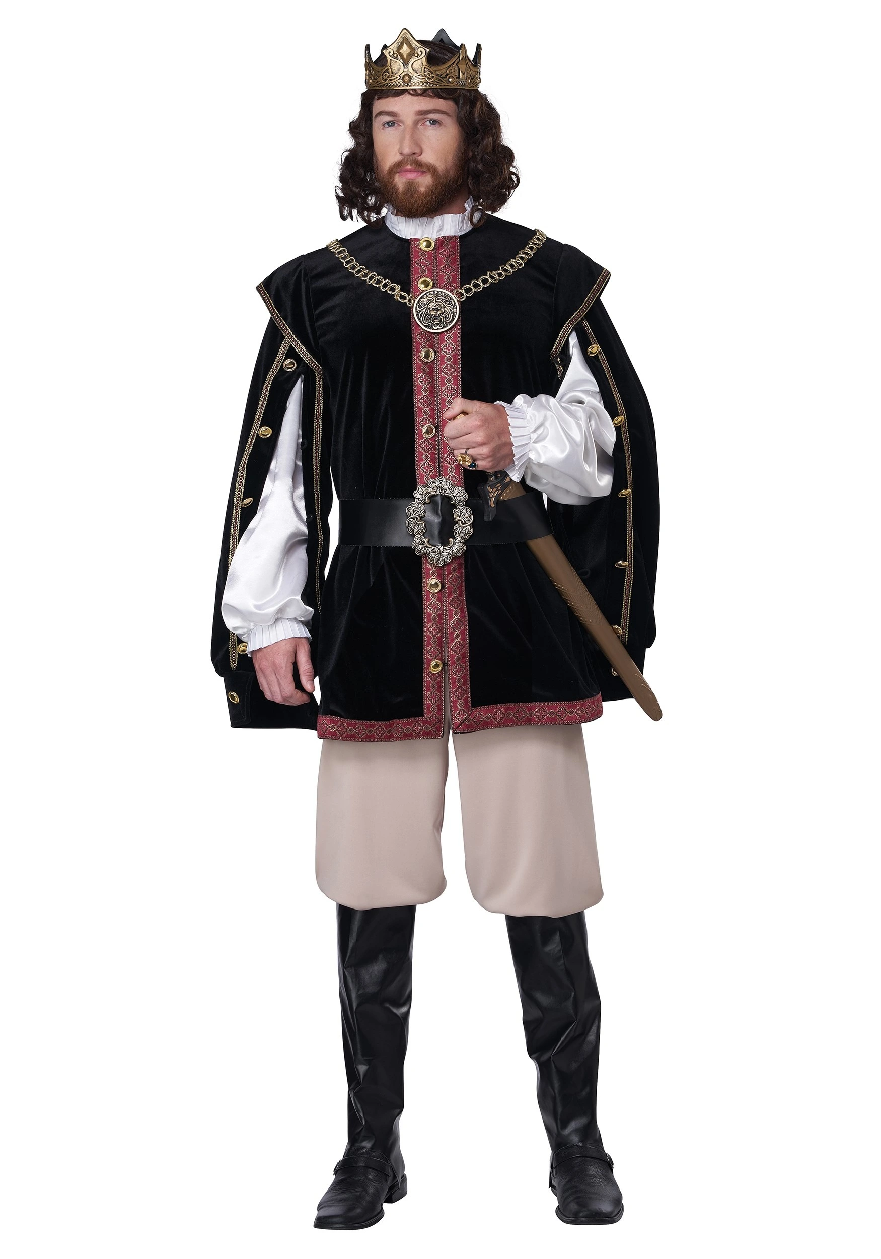 Men's Elizabethan King Costume 1 Men's Elizabethan King Costume