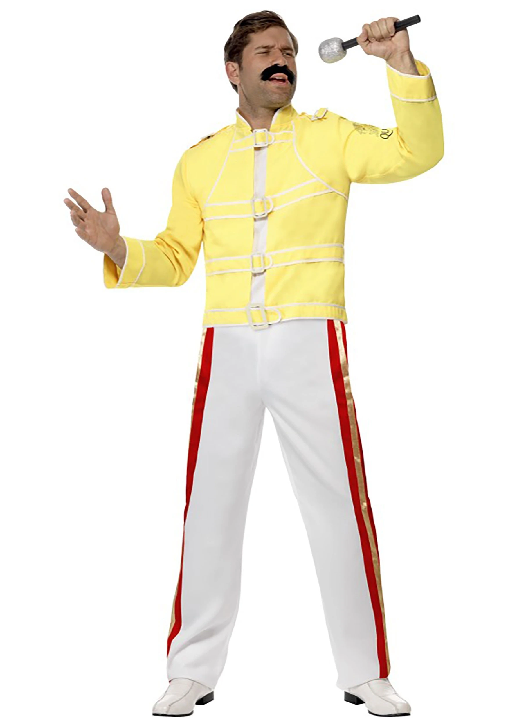 Smiffys Men's Freddie Mercury Costume 1 Smiffys Men's Freddie Mercury Costume