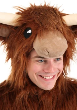 Highland Cow Men's Costume -Fun Costumes Shop mens highland cow costume3