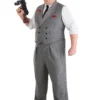 Plus Size Ruthless Gangster Men's Costume