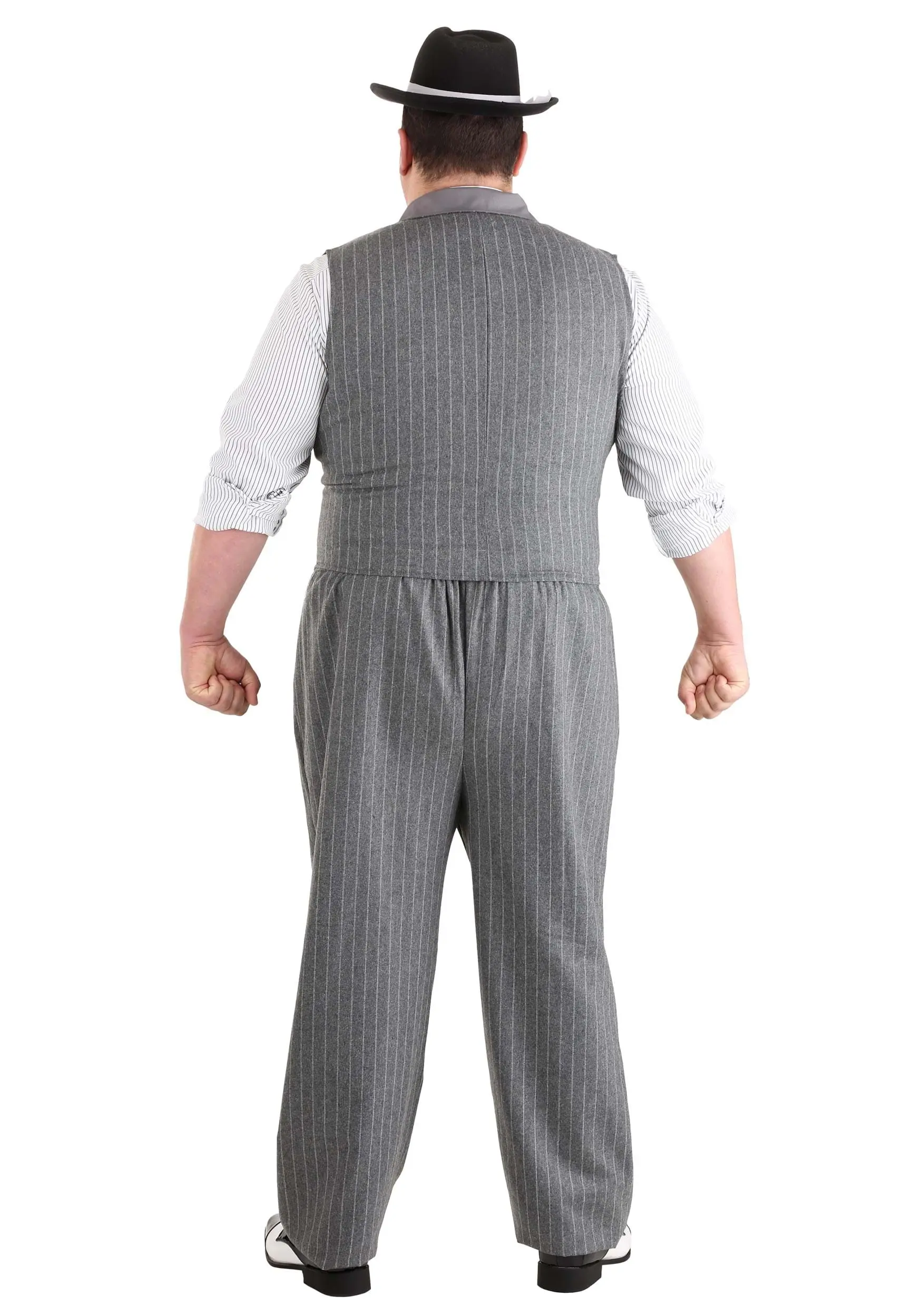 Plus Size Ruthless Gangster Men's Costume 2 Plus Size Ruthless Gangster Men's Costume - Image 2