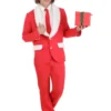 Red Holiday Santa Suit For Men