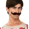 Men's Strongman Wig And Mustache