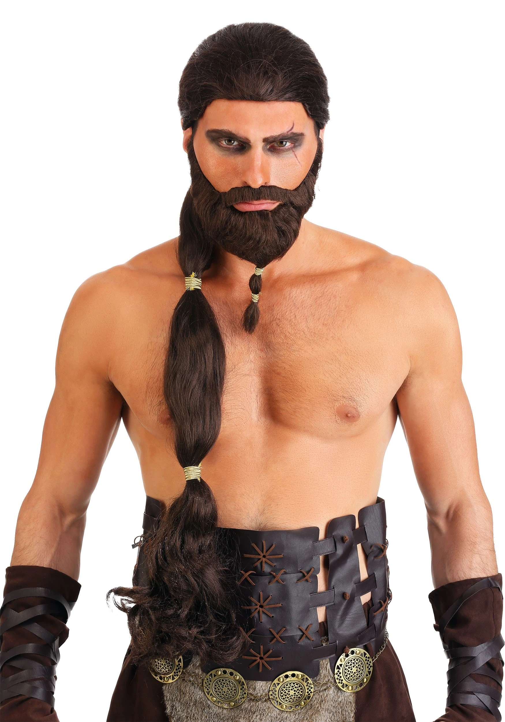 Warrior King Wig And Beard 1 Warrior King Wig And Beard