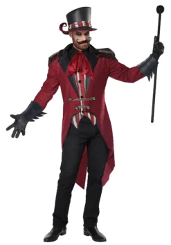 Wicked Ringmaster Costume For Men -Fun Costumes Shop mens wicked ringmaster costume alt 1