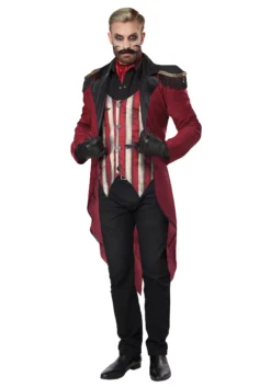 Wicked Ringmaster Costume For Men -Fun Costumes Shop mens wicked ringmaster costume alt 3