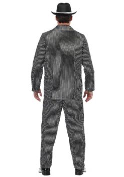 Men's Wide Pin Stripe Gangster Costume 3 Men's Wide Pin Stripe Gangster Costume -Fun Costumes Shop mens wide pin stripe gangster costume 1