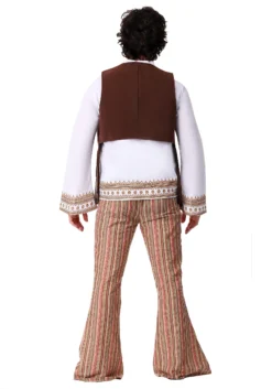 Men's Woodstock Hippie Costume -Fun Costumes Shop mens woodstock hippie costume back