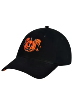 Mickey Mouse Pumpkin Hat With Plaid Underbrim -Fun Costumes Shop mickey mouse jack o lantern hat with plaid underbrim alt 2