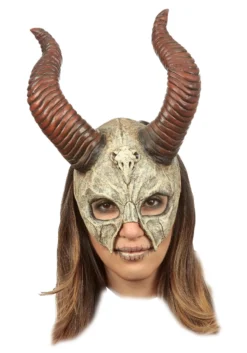 Mythical Skull Mask With Horns