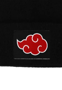 Naruto Hidden Leaf Village & Akatsuki Set Of 2 Combo Cuff Beanies -Fun Costumes Shop naruto hidden leaf village akatsuki combo cuff beanie alt 2