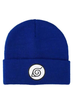 Naruto Hidden Leaf Village & Akatsuki Set Of 2 Combo Cuff Beanies -Fun Costumes Shop naruto hidden leaf village akatsuki combo cuff beanie alt 3