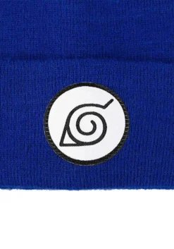 Naruto Hidden Leaf Village & Akatsuki Set Of 2 Combo Cuff Beanies -Fun Costumes Shop naruto hidden leaf village akatsuki combo cuff beanie alt 4