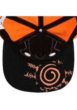 Naruto Kurama Big Face 3D Flat Bill Snapback Hat -Fun Costumes Shop naruto kurama big face 3d flat bill snapback alt 4
