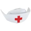 White Nurse Costume Cap For Women
