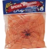 Black Light Activated 60g Orange Glow Spider Web