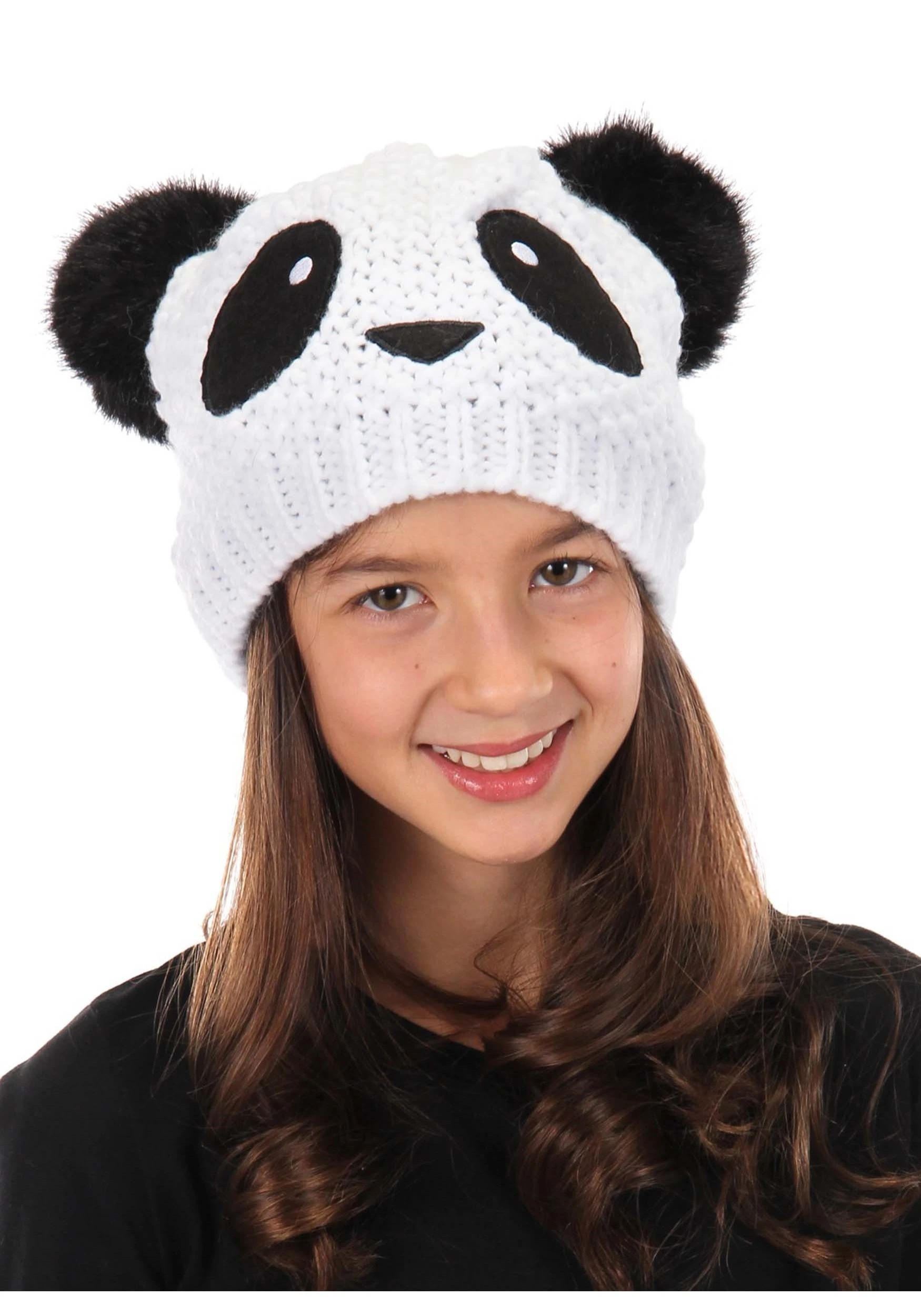 Panda Knit Adult Beanie 2 Panda Knit Adult Beanie - Image 2