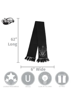 Harry Potter Patronus Glow Knit Scarf -Fun Costumes Shop patronus glow knit scarf alt 3