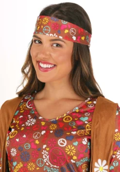 Fun World Peace & Love Hippie Adult Costume -Fun Costumes Shop peace love hippie adult costume 2