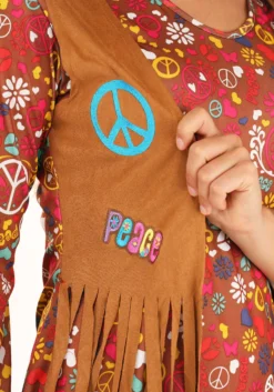Fun World Peace & Love Hippie Adult Costume -Fun Costumes Shop peace love hippie adult costume 5