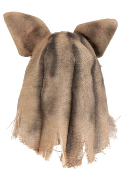 Pig Scarecrow Mouth Mover Mask -Fun Costumes Shop pig scarecrow mouth mover mask alt 6