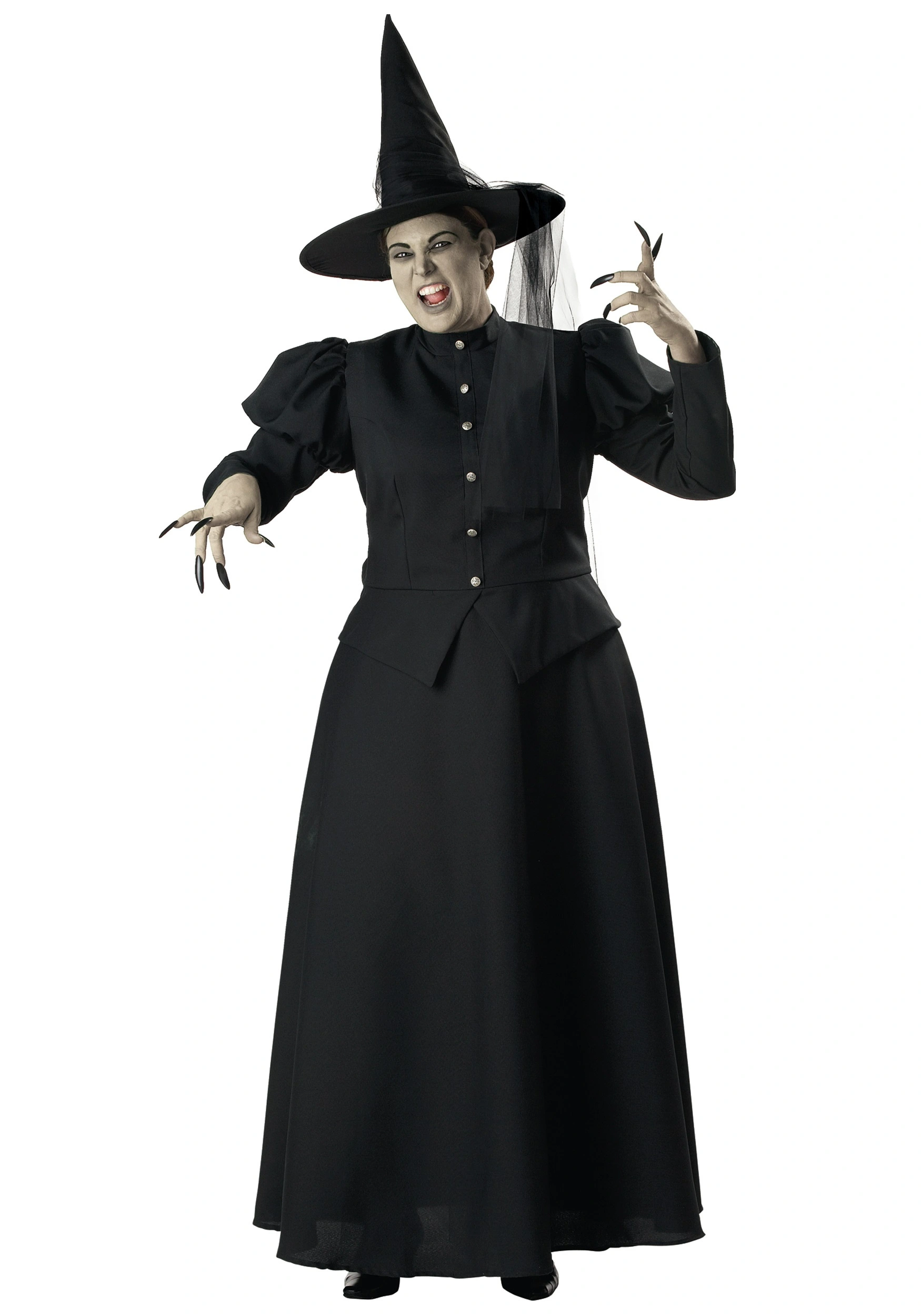Plus Size Black Witch Costume 1 Plus Size Black Witch Costume