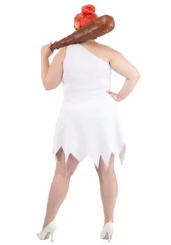Classic Flintstones Wilma Plus Size Costume -Fun Costumes Shop plus size classic flintstones wilma costume alt 3
