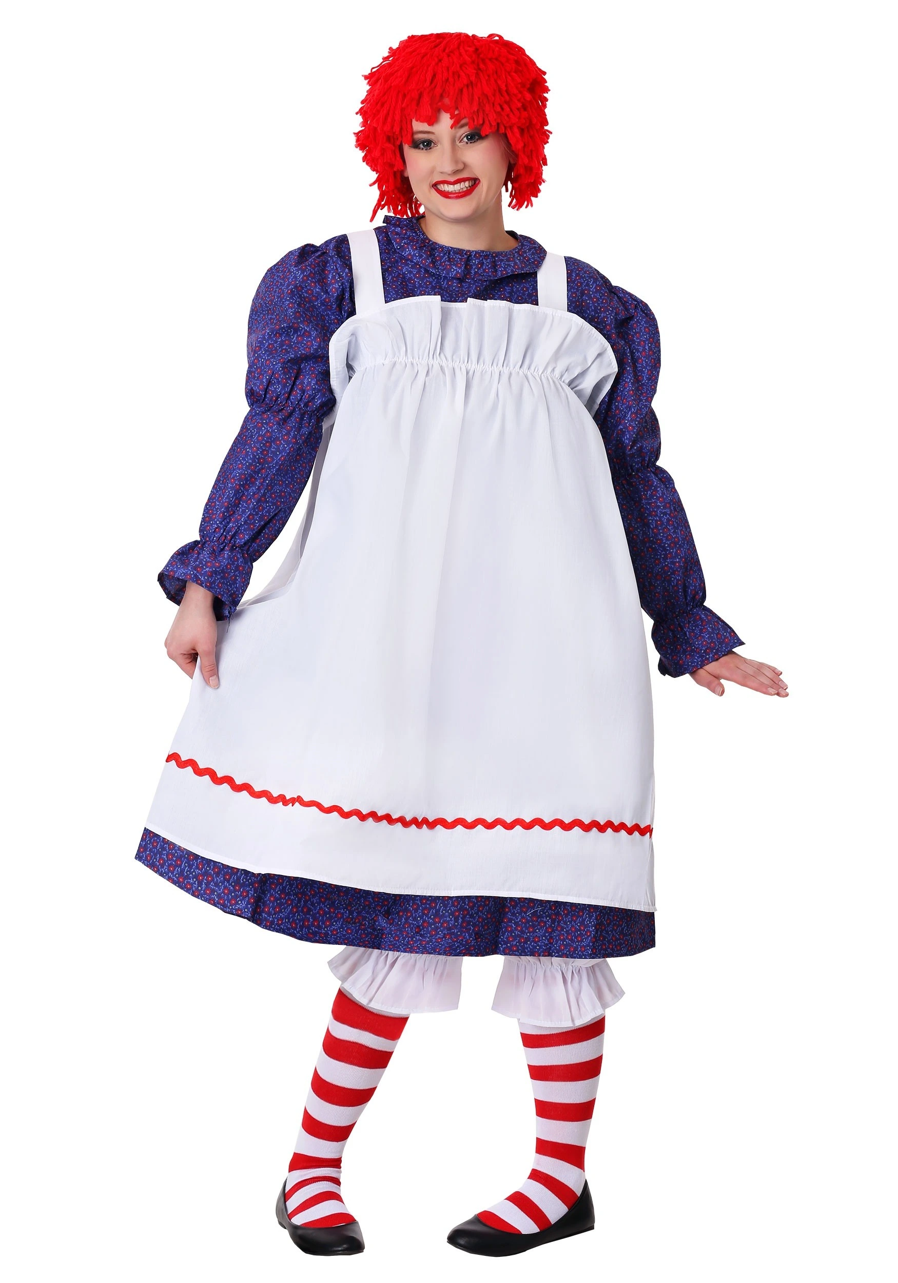 Plus Size Classic Rag Doll Costume 1 Plus Size Classic Rag Doll Costume