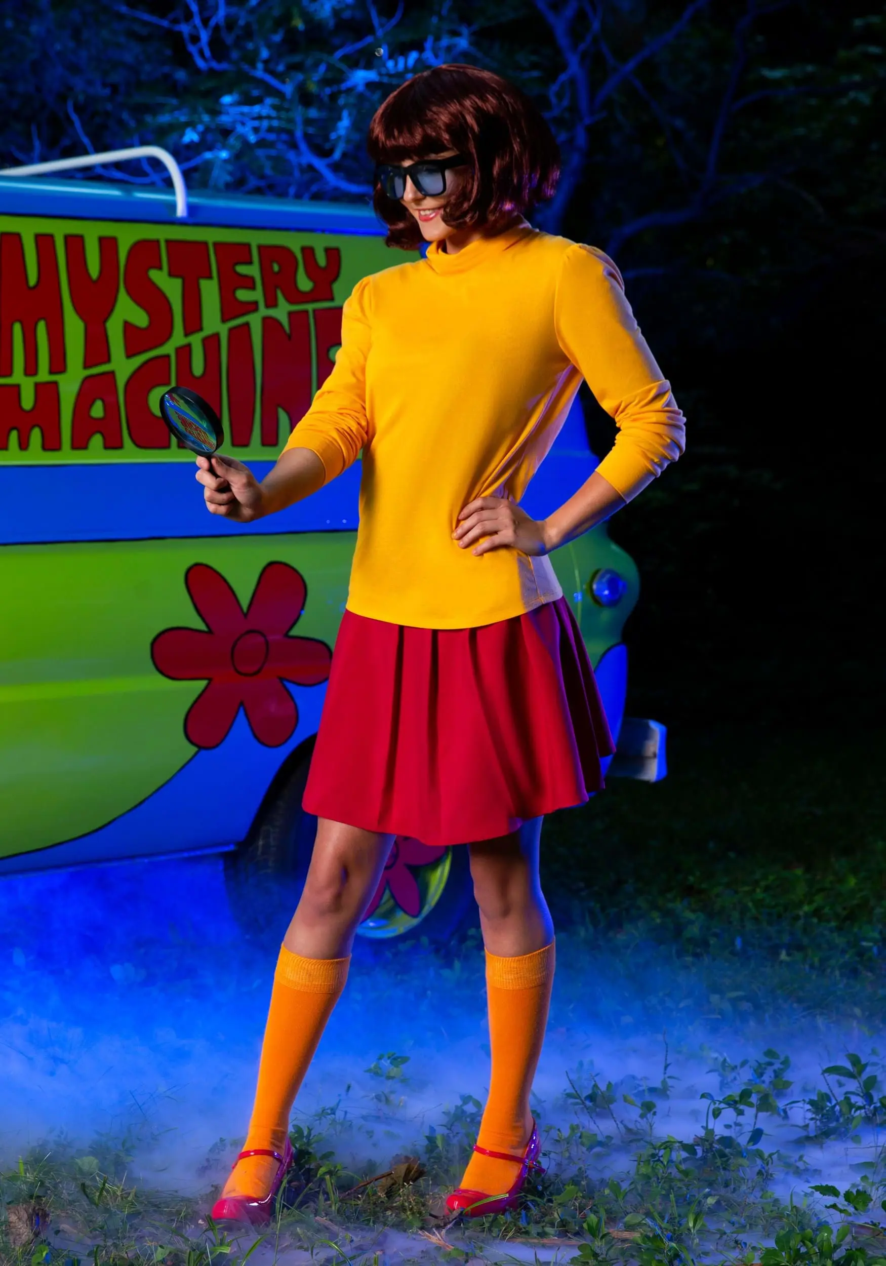 Plus Size Classic Scooby-Doo Velma Costume 4 Plus Size Classic Scooby-Doo Velma Costume - Image 4