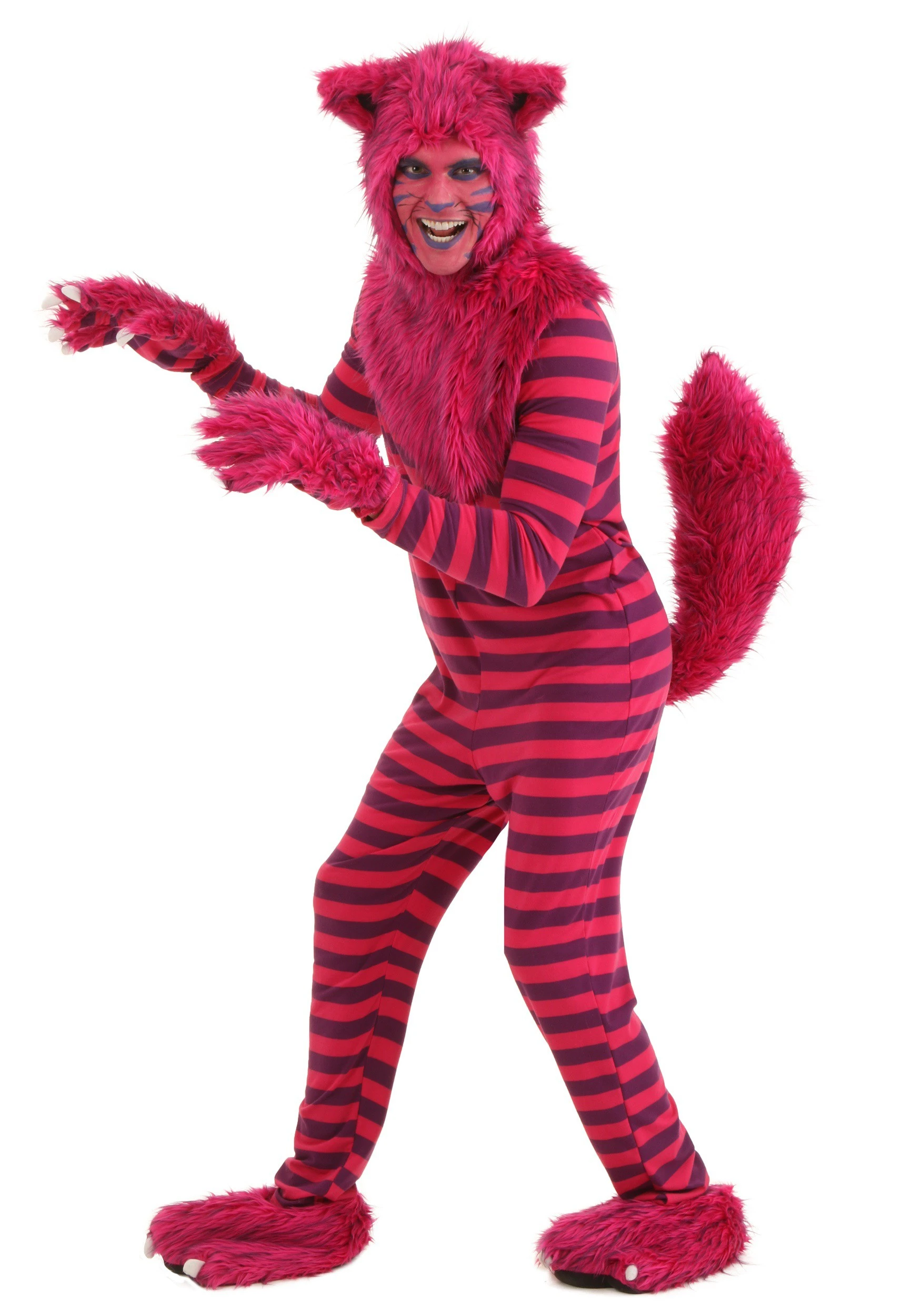 Plus Size Deluxe Cheshire Cat Costume 1 Plus Size Deluxe Cheshire Cat Costume