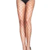 LEG AVENUE Plus Size Fence Net Pantyhose