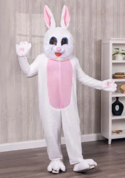 Adult Plus Size Mascot Easter Bunny Costume