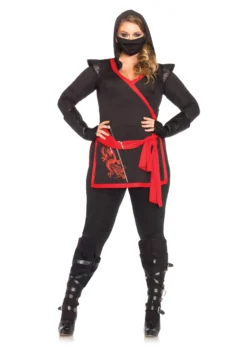 LEG AVENUE Plus Size Ninja Assassin Costume
