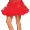 LEG AVENUE Plus Size Red Tulle Petticoat
