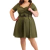 Women's Plus Size Vintage Combat Cutie