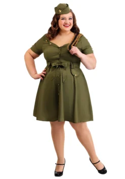 Women's Plus Size Vintage Combat Cutie