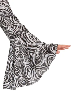 Plus Size Women's Foxy Lady Disco Costume -Fun Costumes Shop plus size womens foxy lady disco costume alt 2