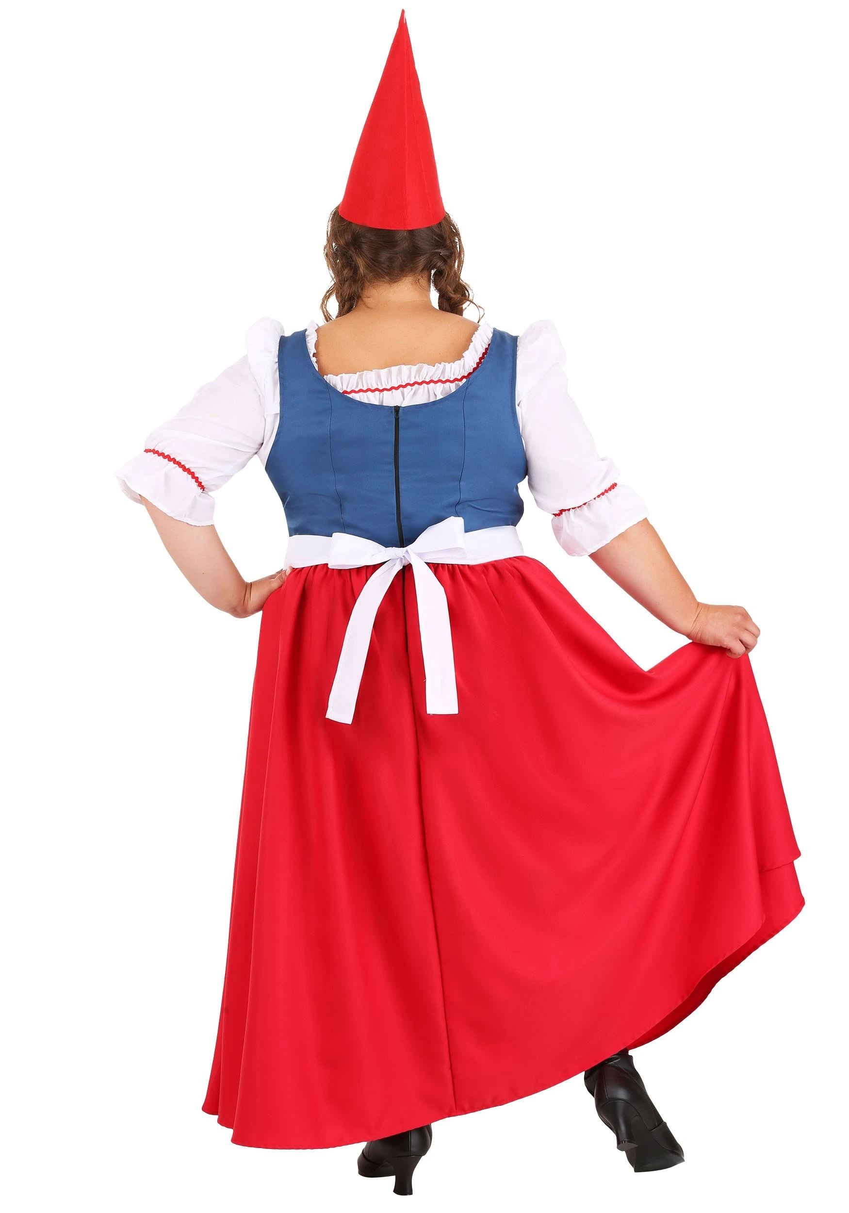 Plus Size Garden Gnome Women's Costume 2 Plus Size Garden Gnome Women's Costume - Image 2