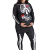 Plus Size Maternity Skeleton Costume For Women