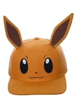 Pokemon 3D Cosplay Eevee Pre-Curved Snapback Hat
