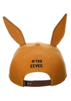 Pokemon 3D Cosplay Eevee Pre-Curved Snapback Hat -Fun Costumes Shop pokemon 3d cosplay eevee pre curved snapback alt 2