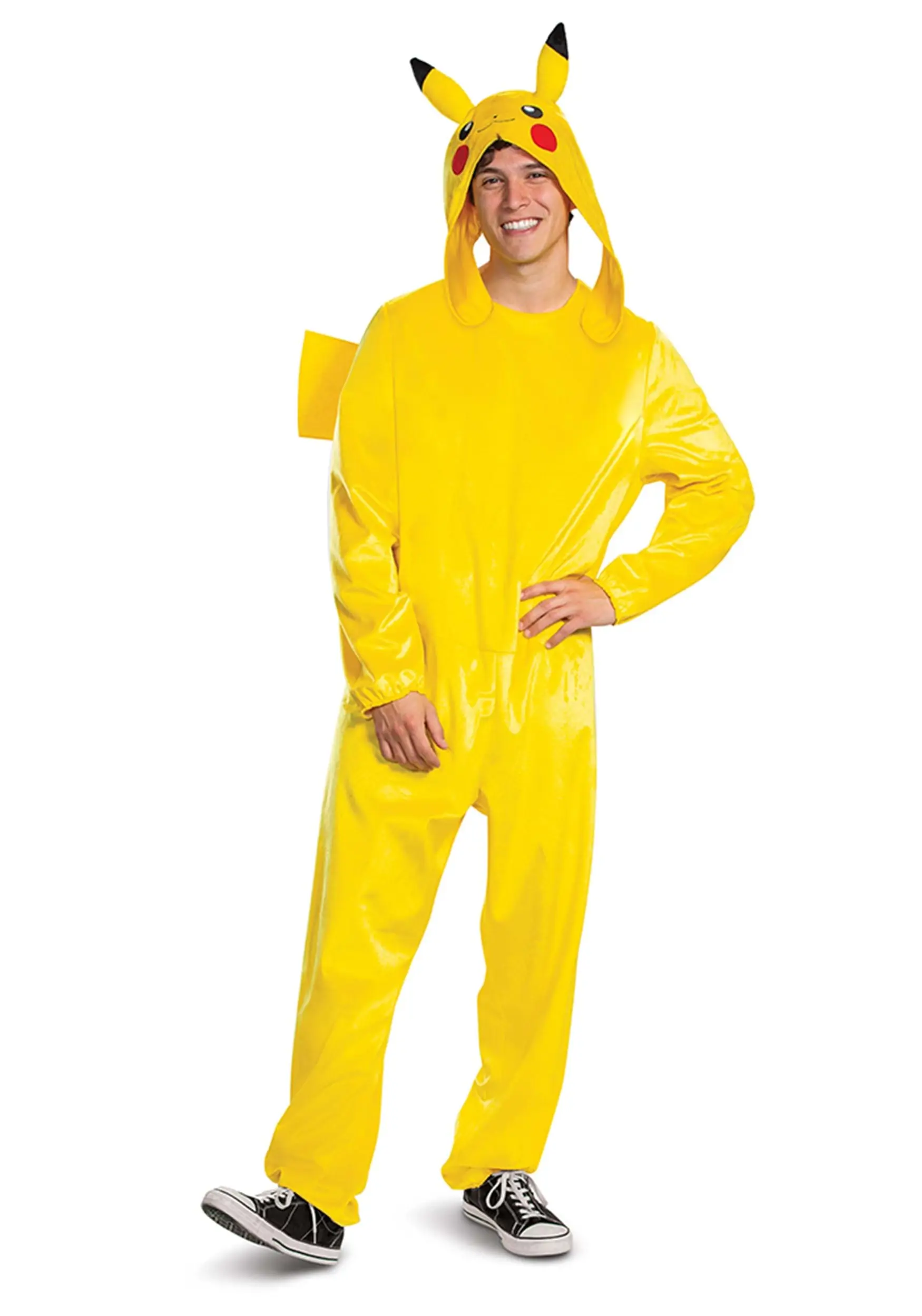 Disguise Pokemon Adult Pikachu Deluxe Costume 1 Disguise Pokemon Adult Pikachu Deluxe Costume