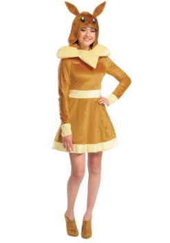 Pokemon Eevee Women's Dress Costume 9 Pokemon Eevee Women's Dress Costume -Fun Costumes Shop pokemon womens eevee dress costume alt 3
