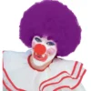 Purple Afro Clown Wig