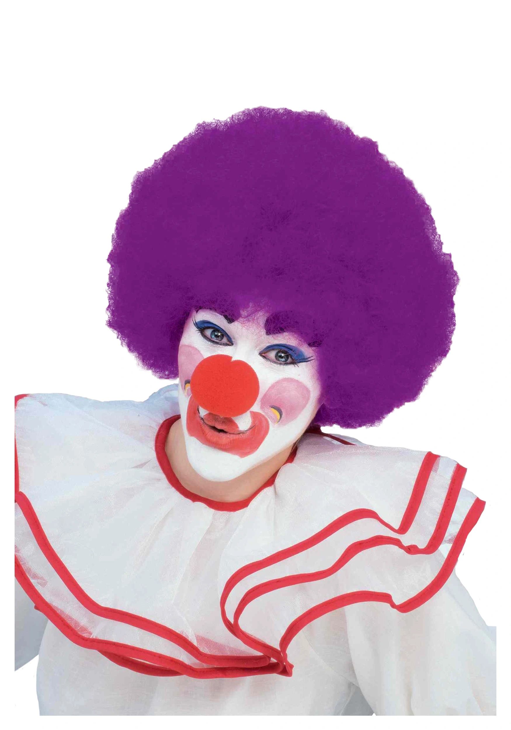 Purple Afro Clown Wig 1 Purple Afro Clown Wig