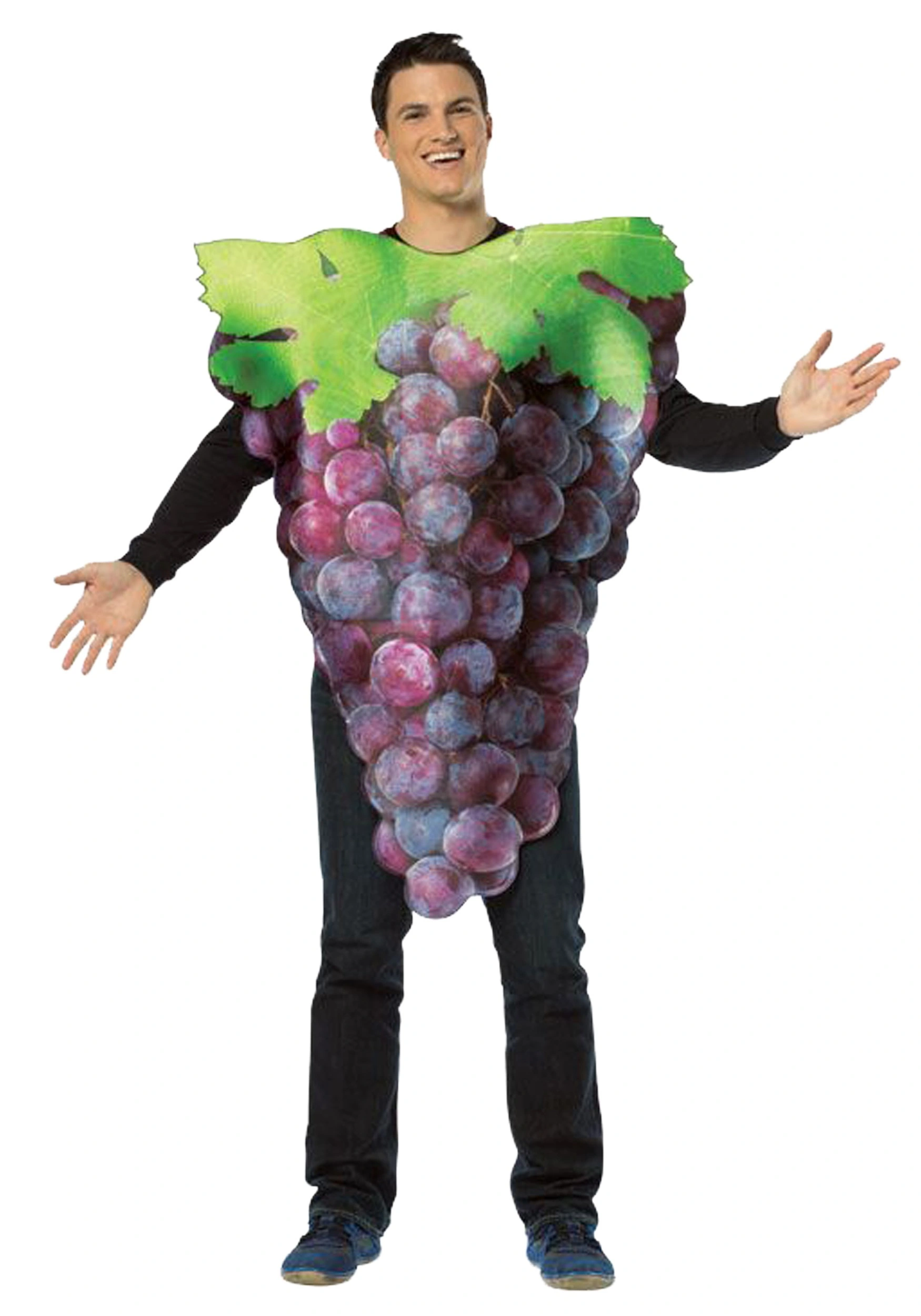 Purple Grapes Adult Costume 1 Purple Grapes Adult Costume