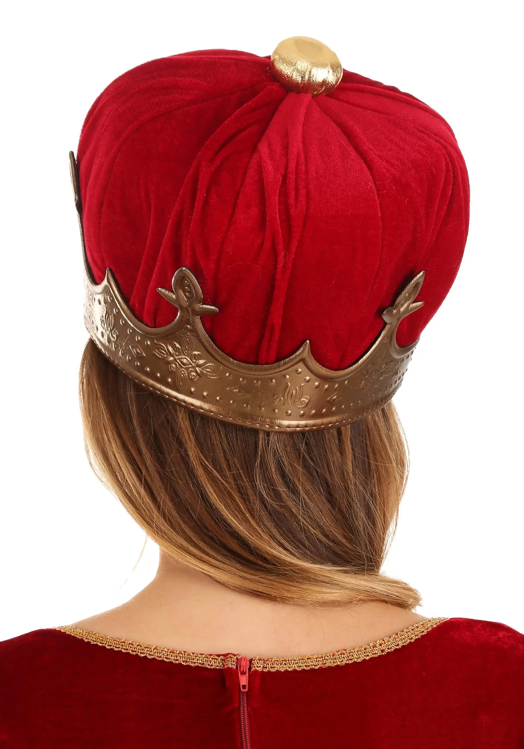 Queen Plush Costume Crown 2 Queen Plush Costume Crown - Image 2