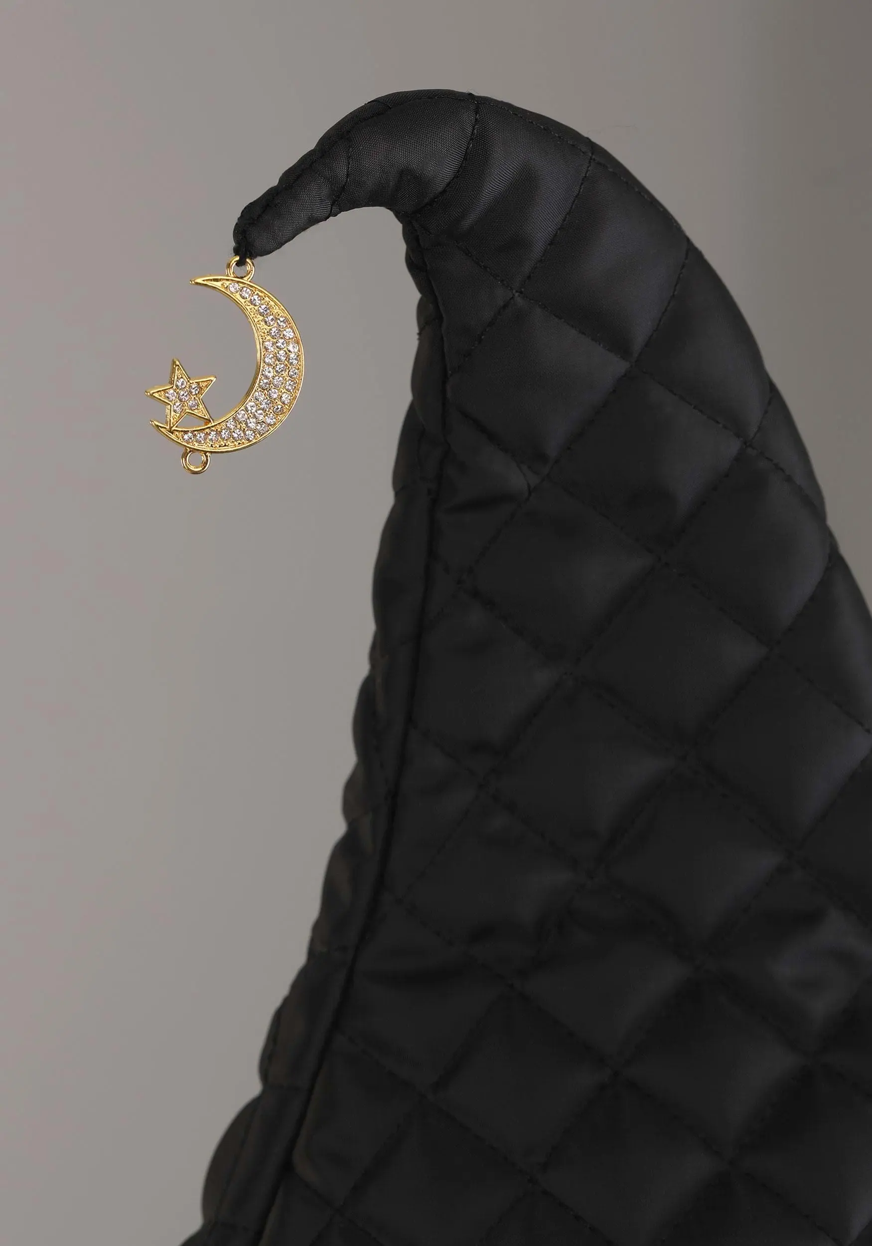 Quilted Witch Costume Hat Accessory 4 Quilted Witch Costume Hat Accessory - Image 4